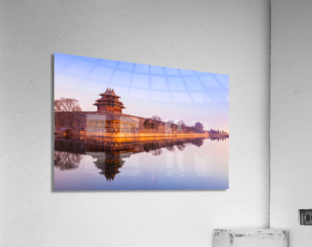 Wall and Moat Forbidden City Beijing Acrylic Print