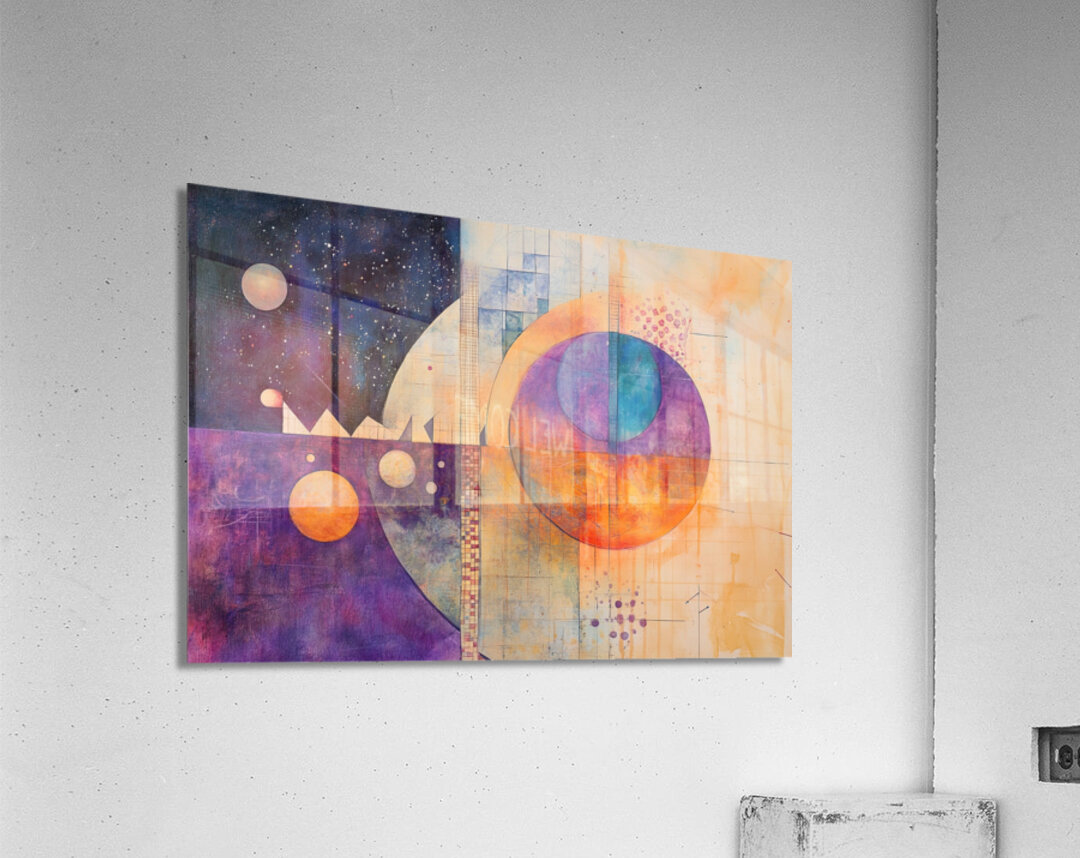 Celestial Echoes Y89N3Z 55 Acrylic Print