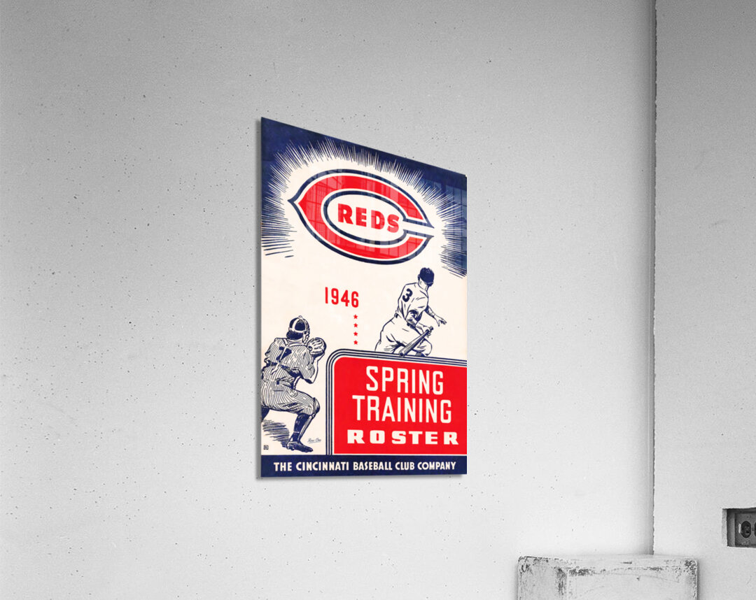 1946 Cincinnati Reds Spring Training Art Acrylic Print