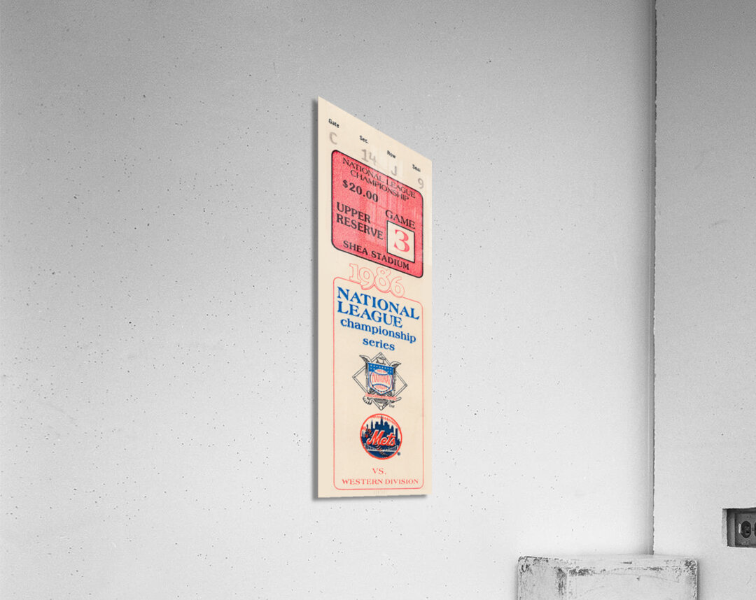 1986 New York Mets NLCS Game 3 Acrylic Print