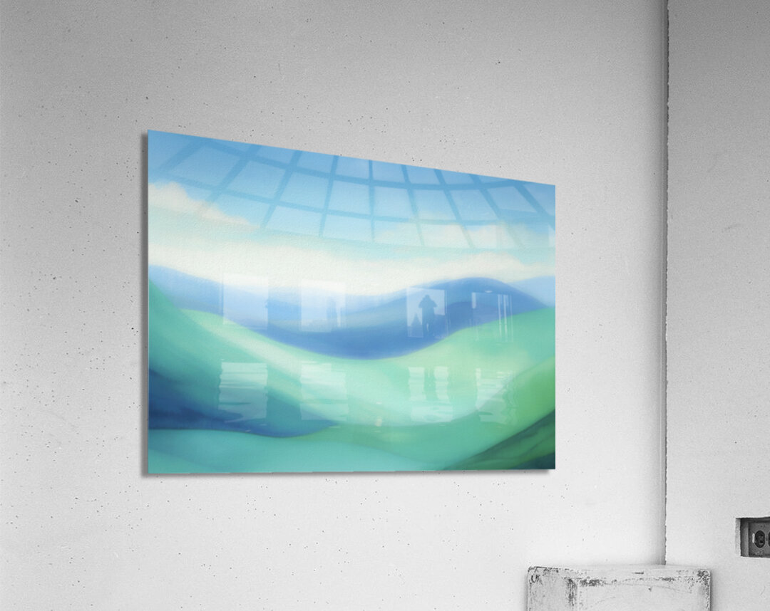 Rolling Hills and the Sky Acrylic Print