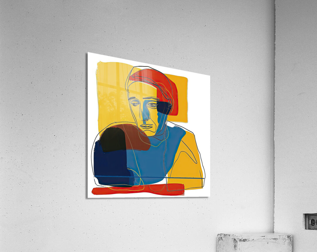 Contemplative Gaze Y59H2N 55 Acrylic Print