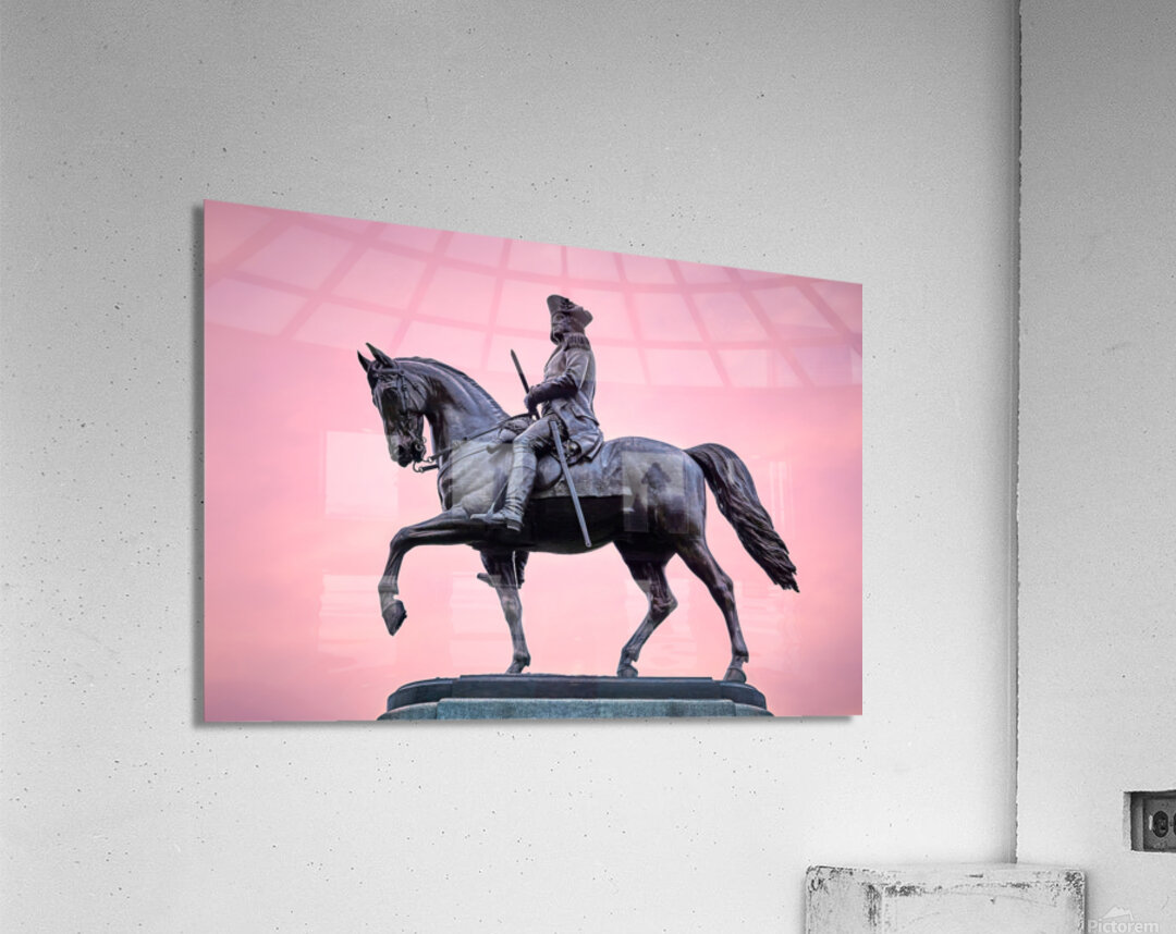 Equestrian Statue of George Washington in Boston Acrylic Print