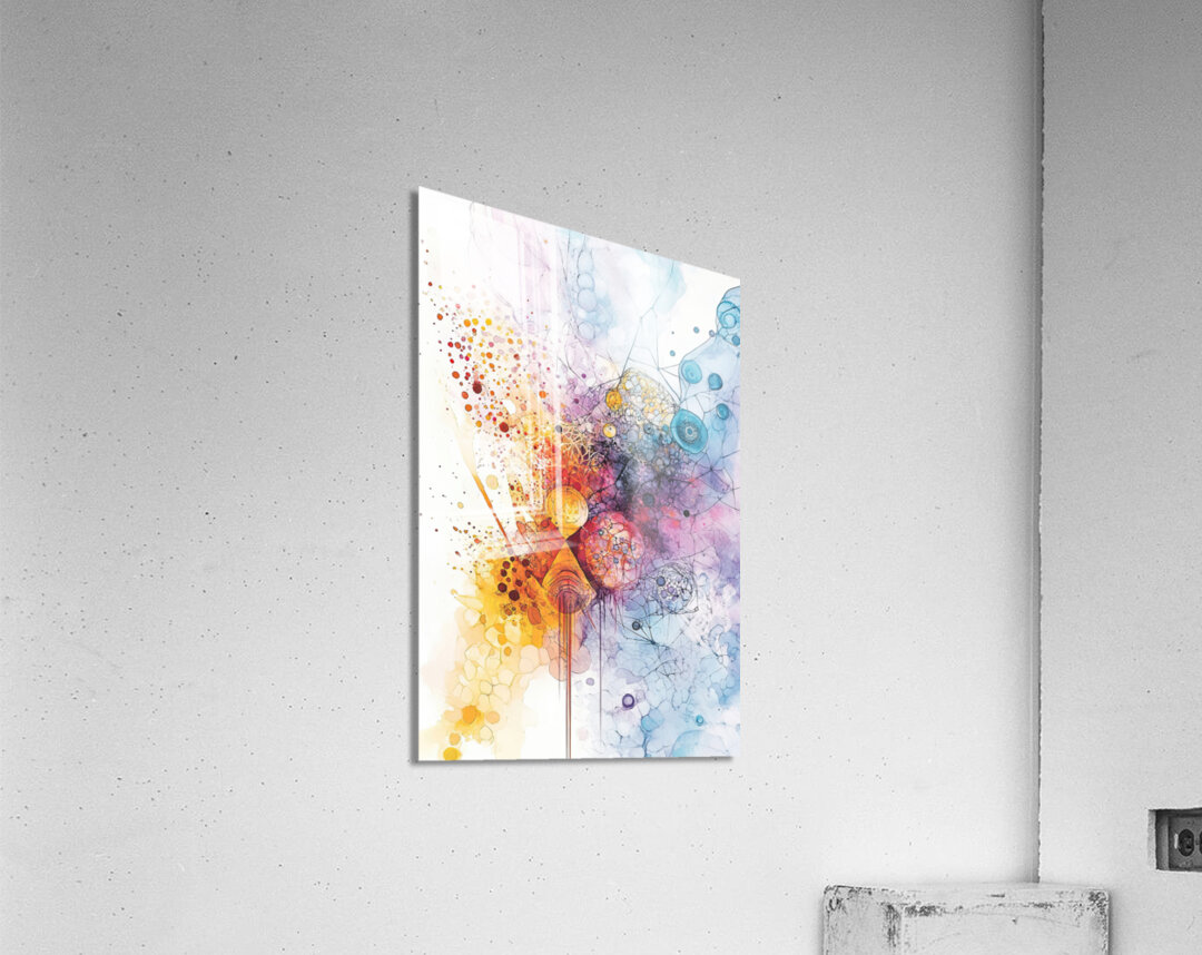 Cosmic Genesis Burst 7P3HN 55 Acrylic Print