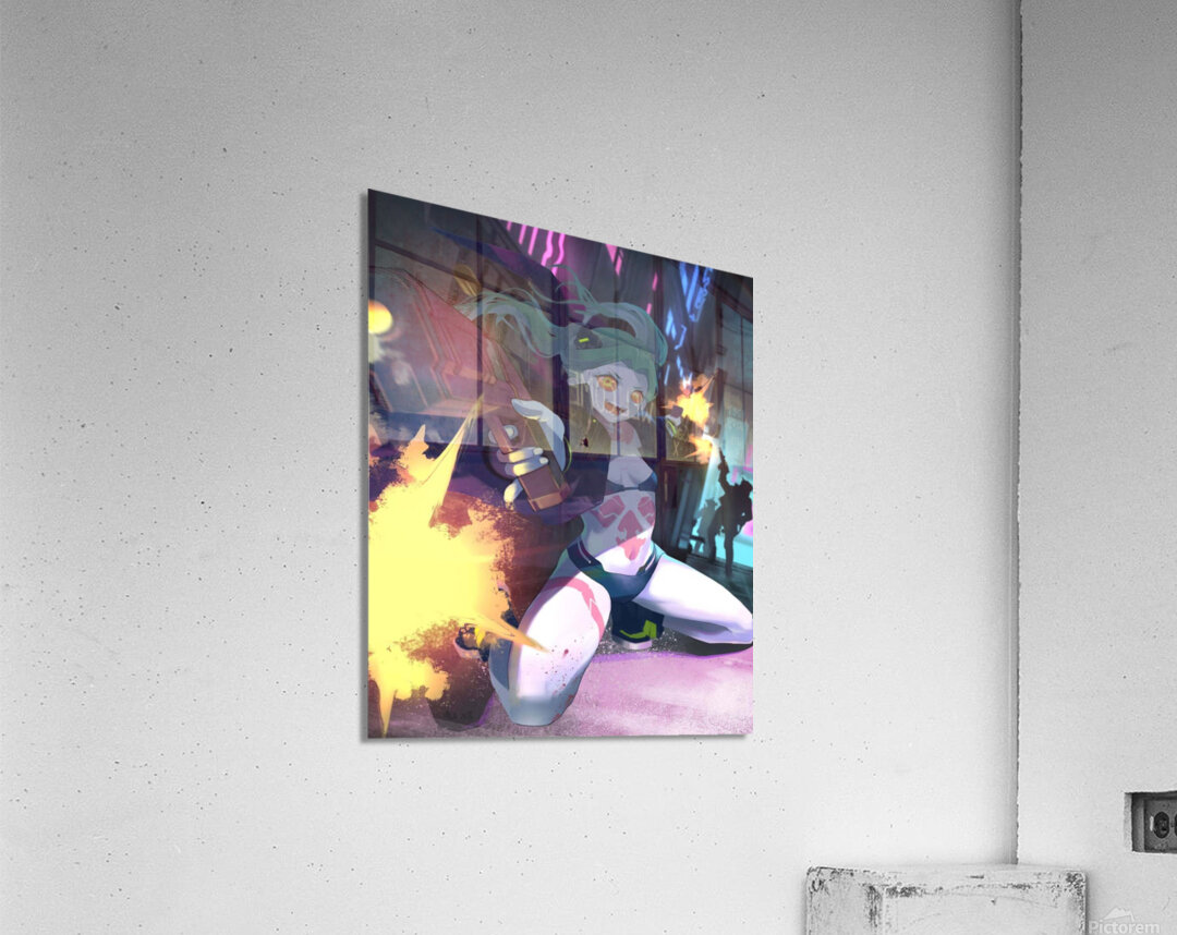 cyberpunk edgerunners by UlrikeRLowe Wall Art