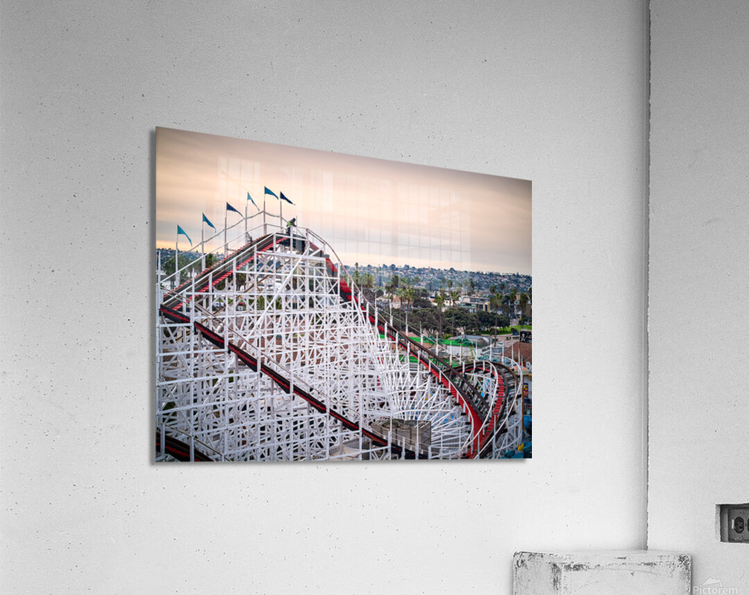 View From a Lift Hill Acrylic Print