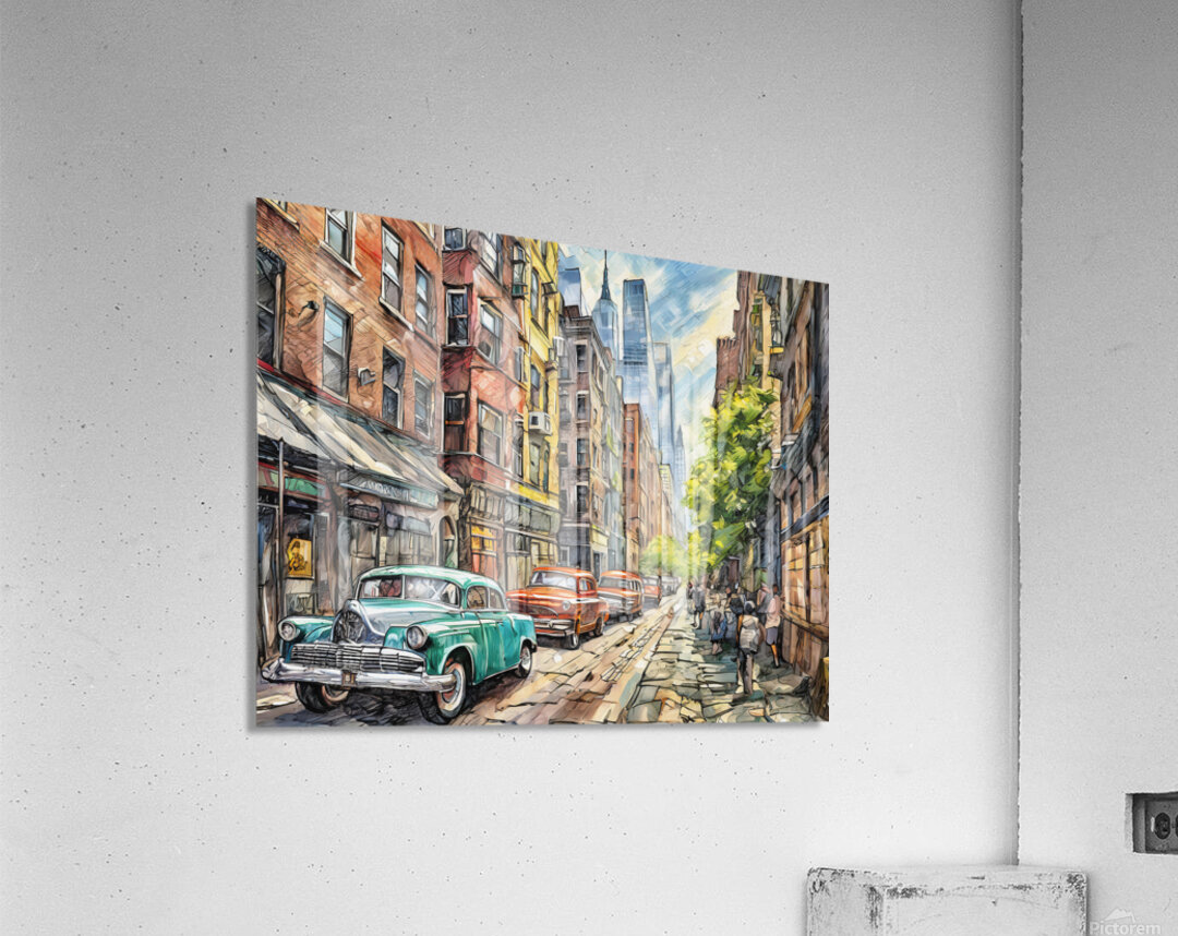 Loved Those Old Cars Acrylic Print