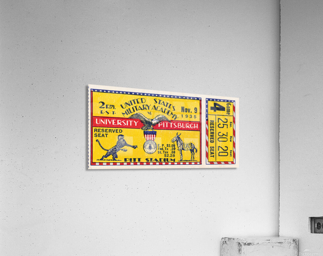 1935 Army Cadets at Pitt Panthers Acrylic Print