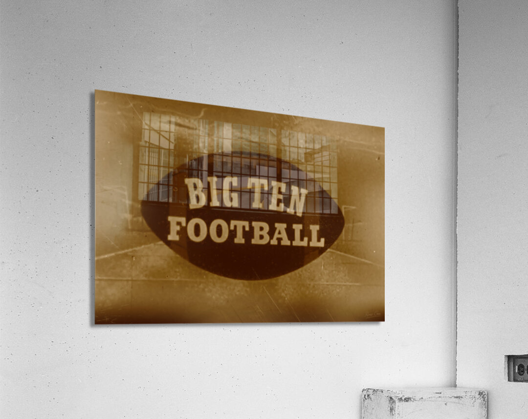 1960s Big Ten Football Art Acrylic Print