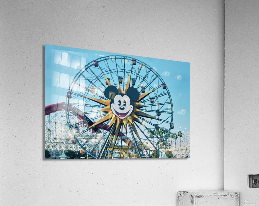 Mickeys Fun Wheel Shot on 1930s Film Camera Acrylic Print