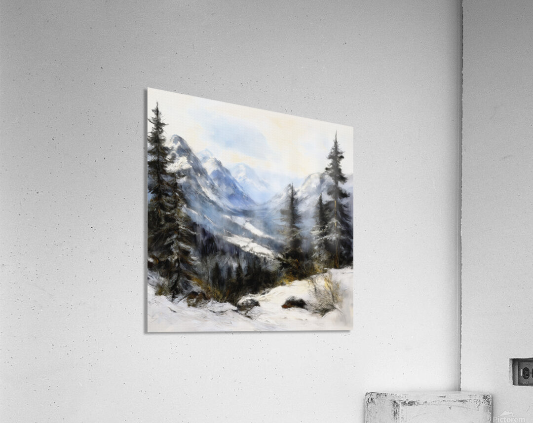 Winter in British Columbia Acrylic Print