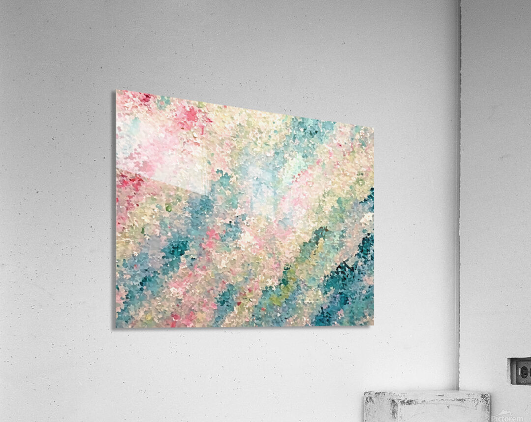 Painted with Fingertips Acrylic Print