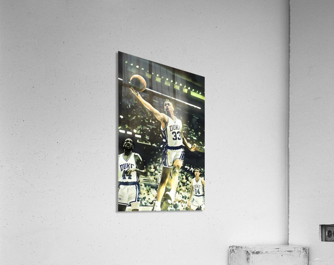 1988 Duke Blue Devils Basketball Art Acrylic Print