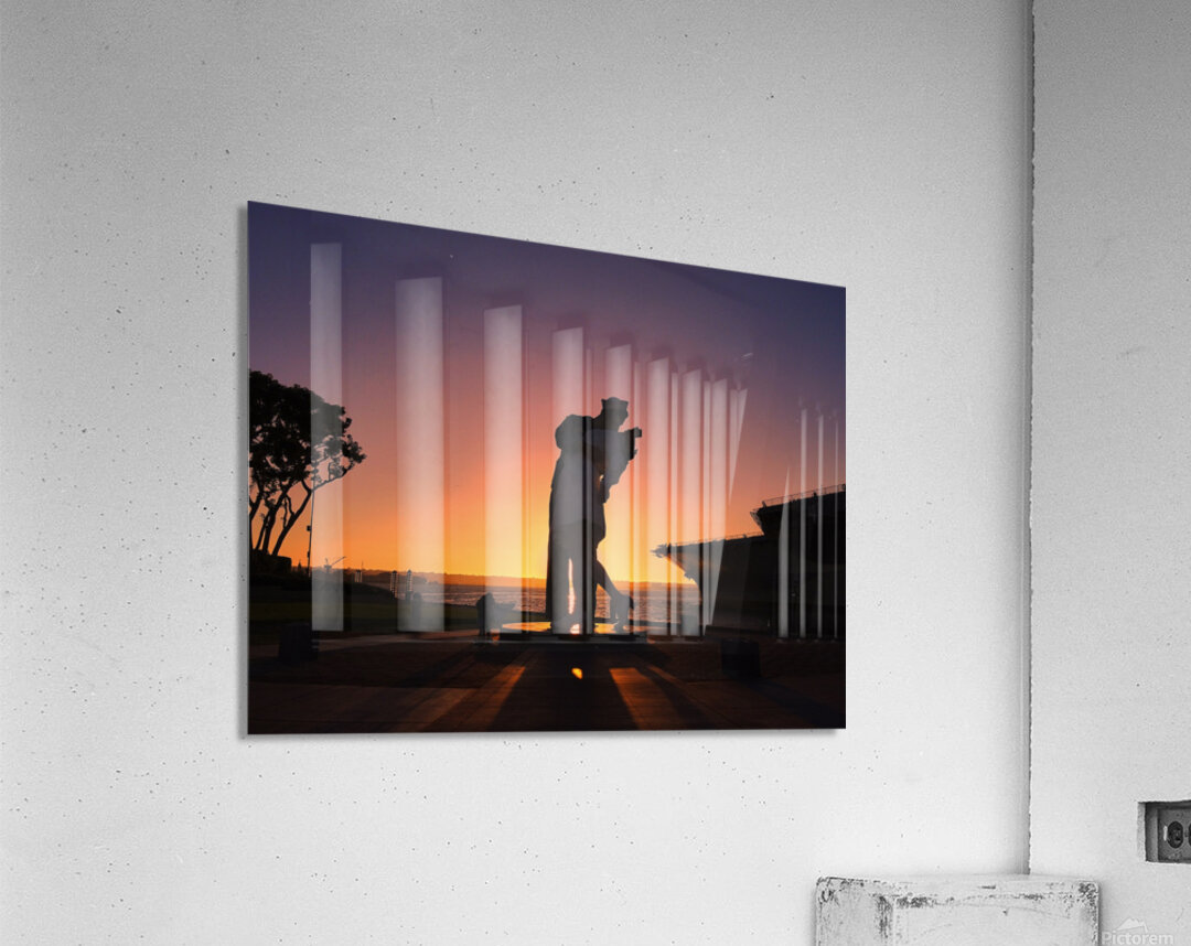 San Diego Midway Sunset Acrylic Print