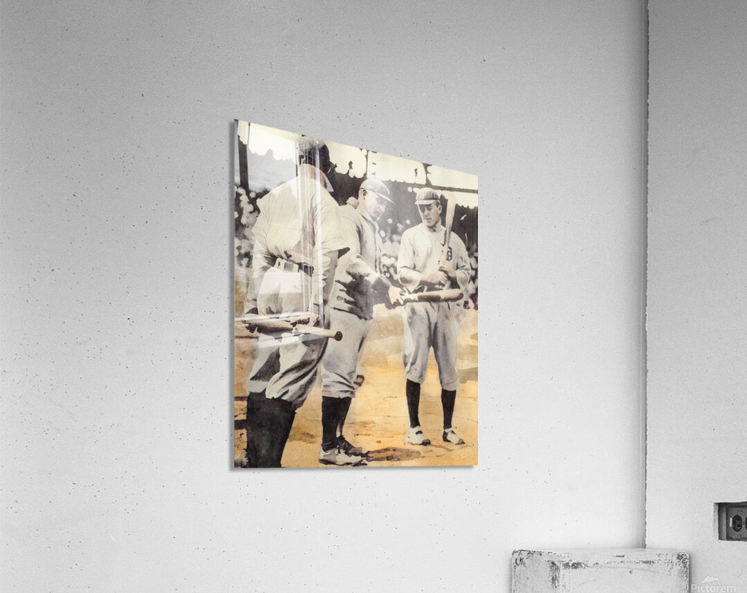 1909 Honus Wagner and Ty Cobb Acrylic Print