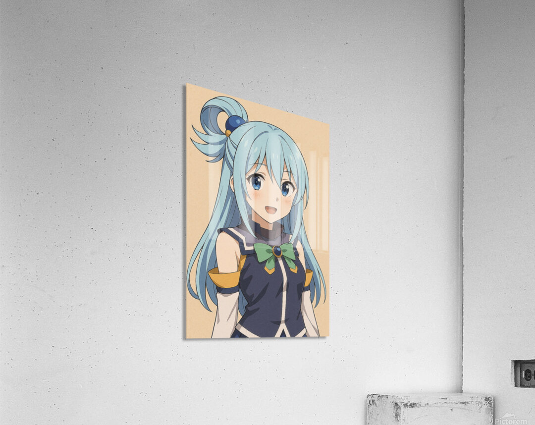 Blue Hair Girl Acrylic Print