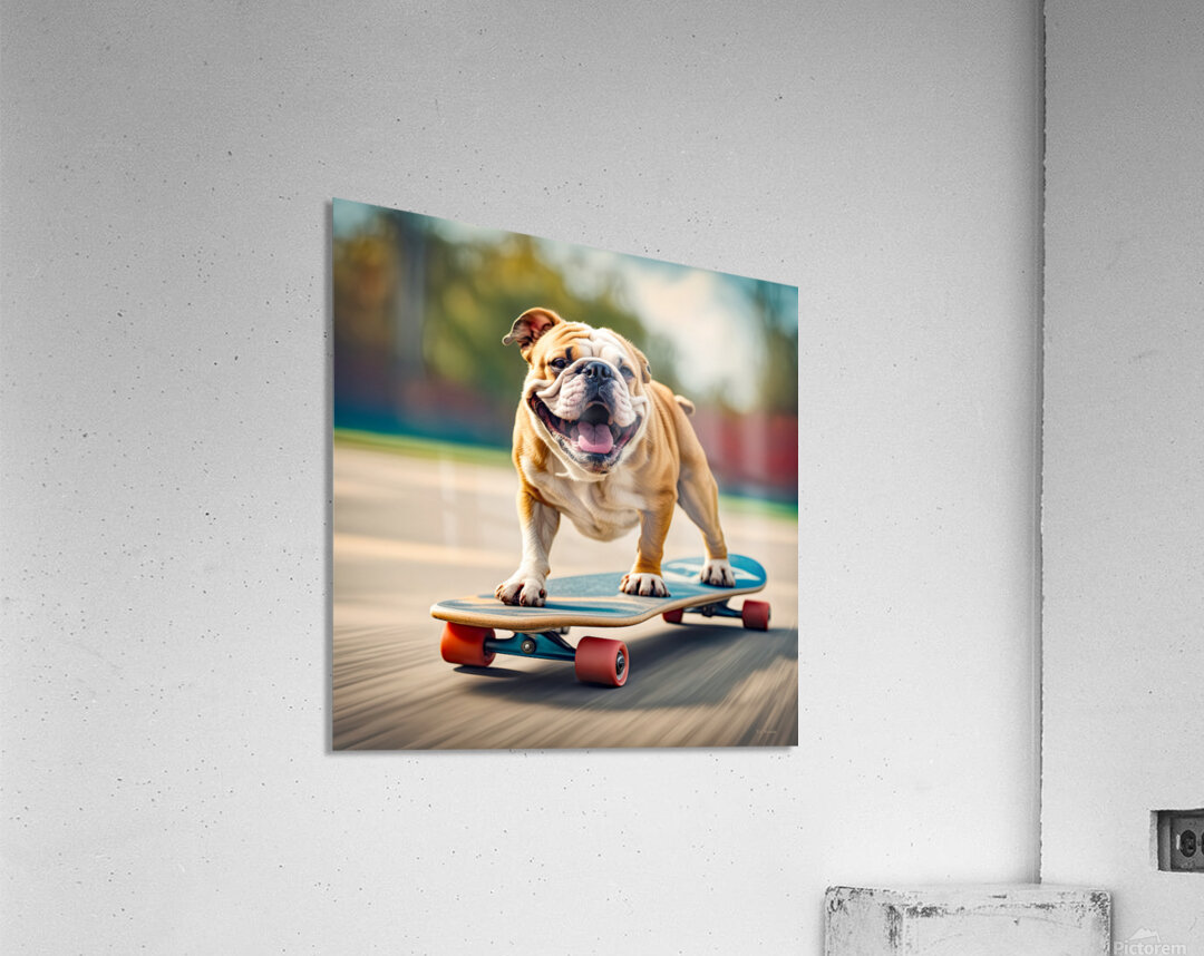 BORN TO SKATE III Acrylic Print