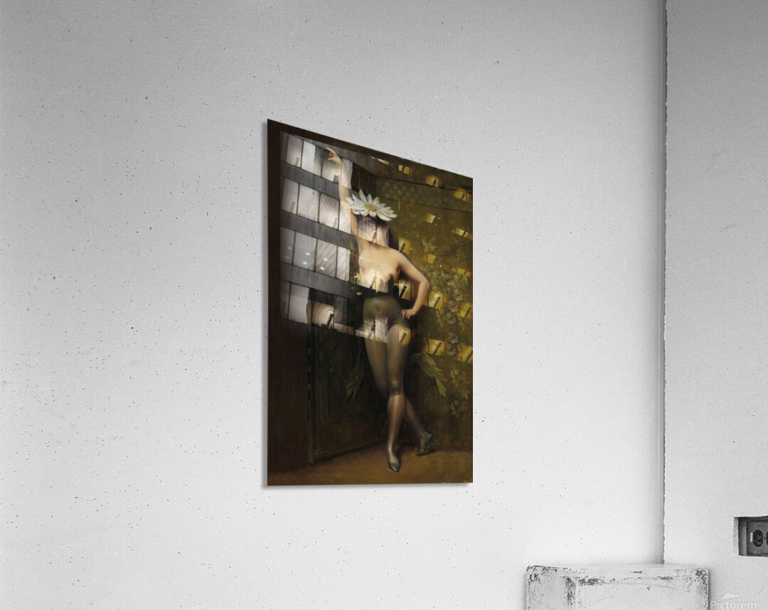 The Flower Woman by Albert Joseph Penot Acrylic Print