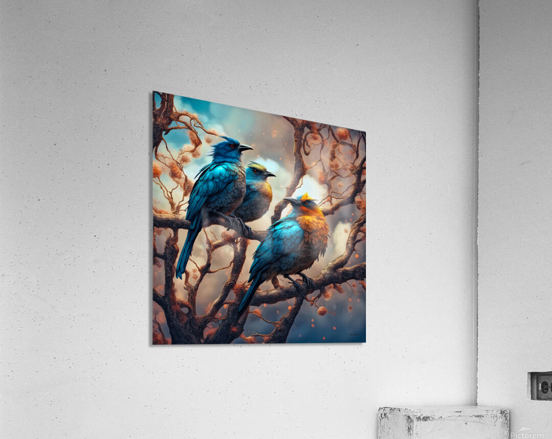 IMPERIAL PIGEONS Acrylic Print