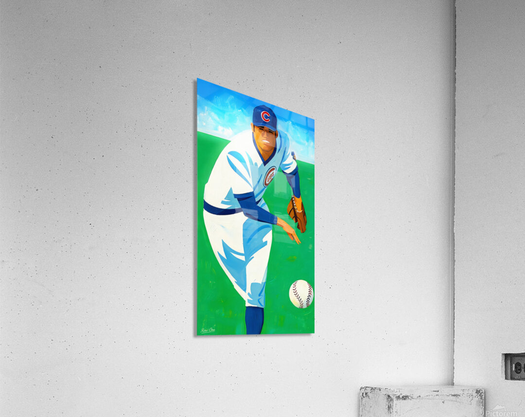 1975 Chicago Cubs Pitcher II Acrylic Print