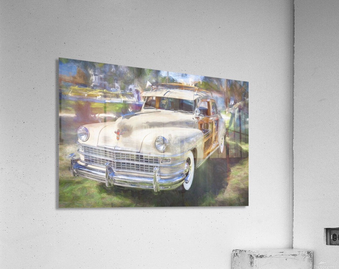 1947 Tan Chrysler Town And Country Sedan 4 Door X1 5 Acrylic Print