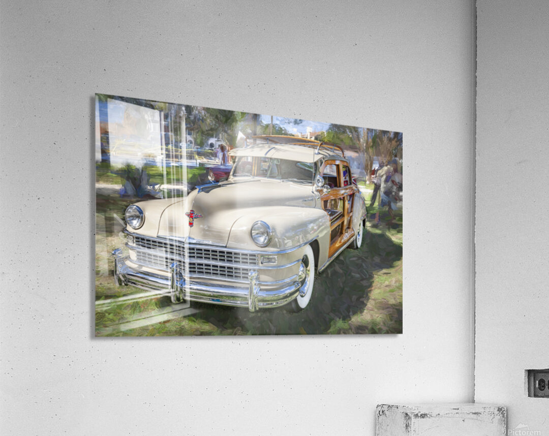 1947 Tan Chrysler Town And Country Sedan 4 Door X1 6 Acrylic Print