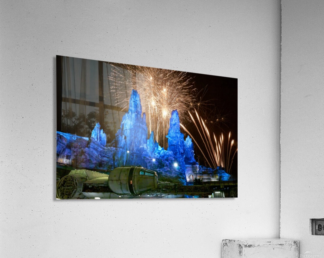 Other World Fireworks Acrylic Print