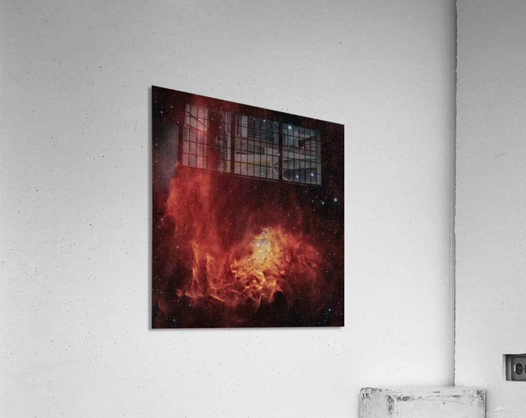 Flaming Star Nebula Acrylic Print