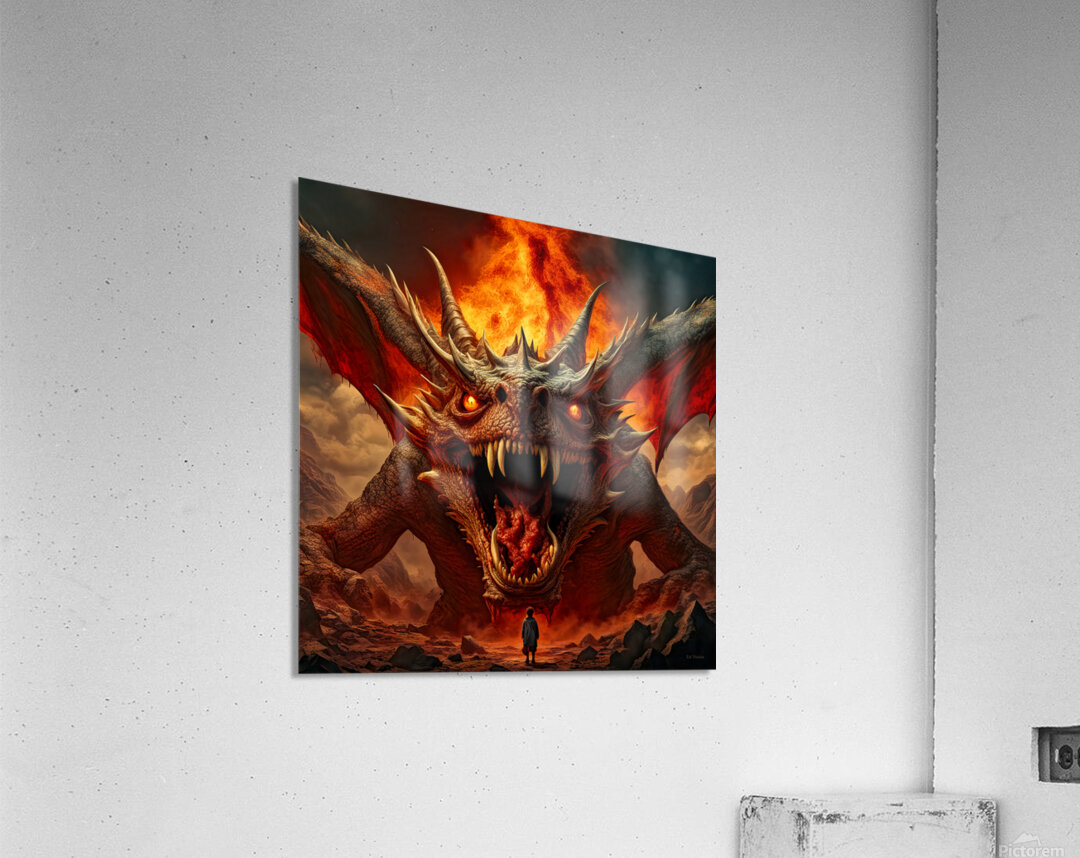 FACE YOUR FEARS 14 Acrylic Print