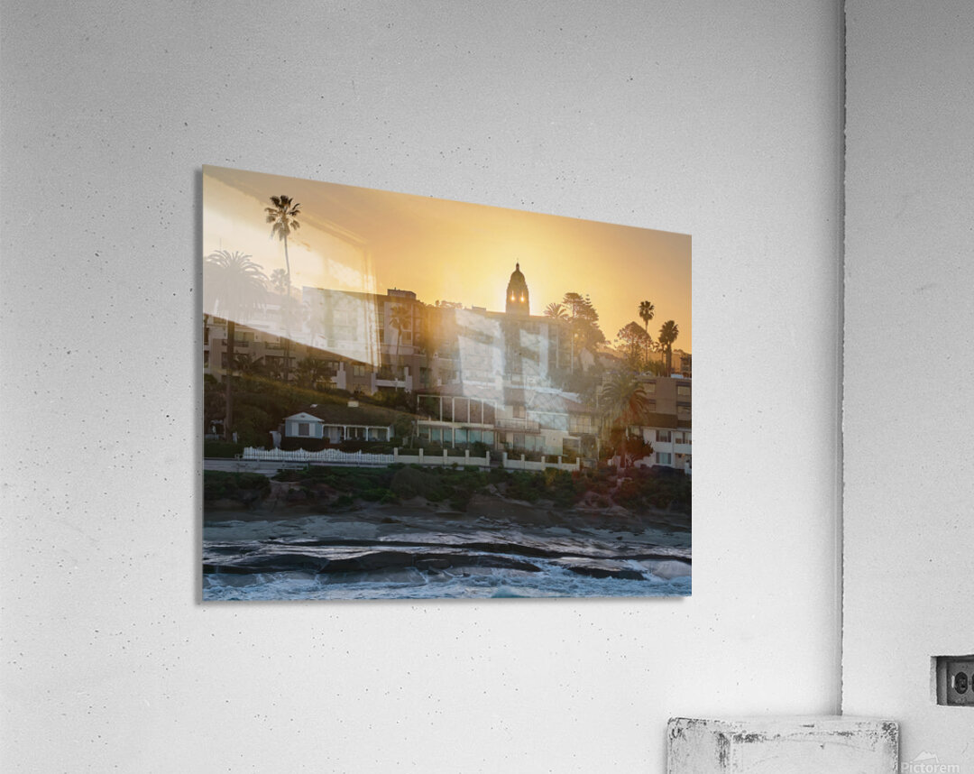 La Jolla Bishops School Bell Tower Sunrise Acrylic Print