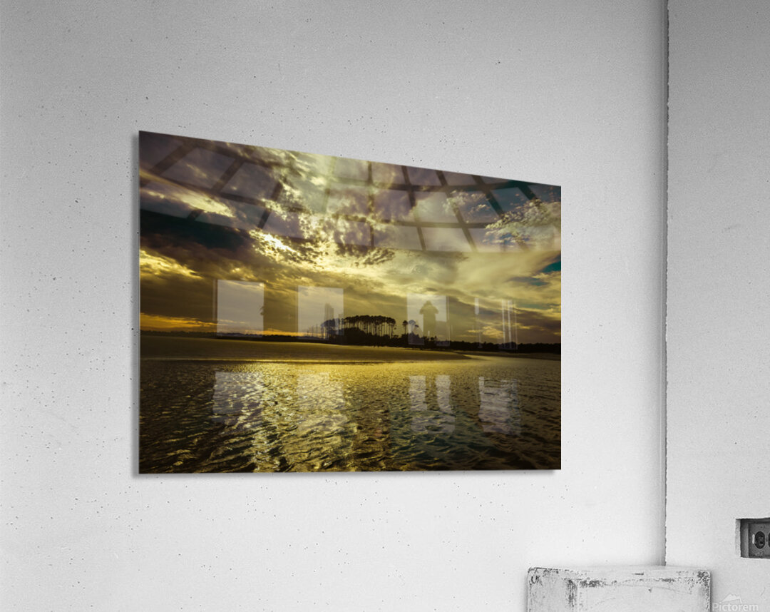 Myrtle Beach Intracoastal Waterway Sunset Acrylic Print