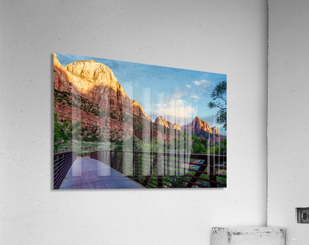 Zion Watchman Sunset View Acrylic Print