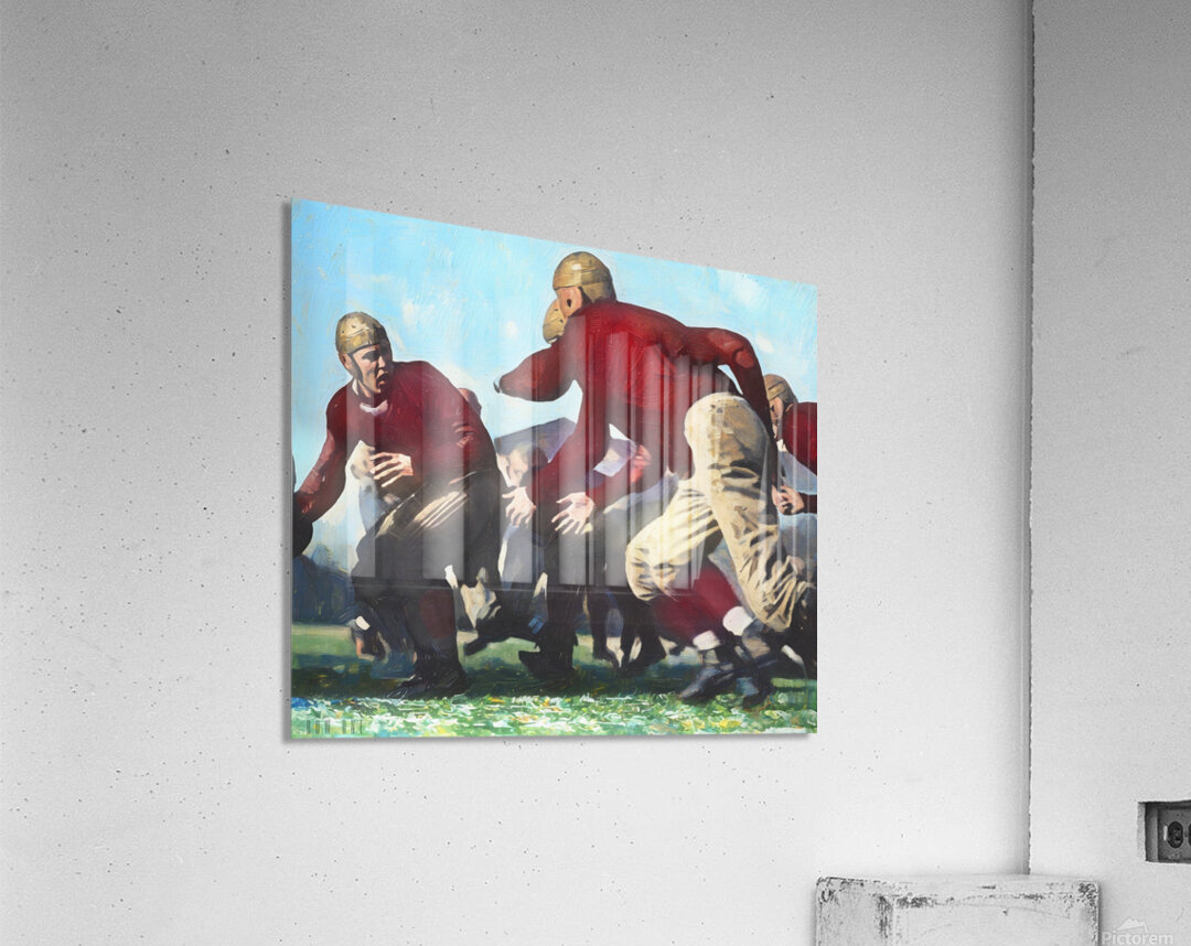 Wisconsin Badger Handoff Acrylic Print