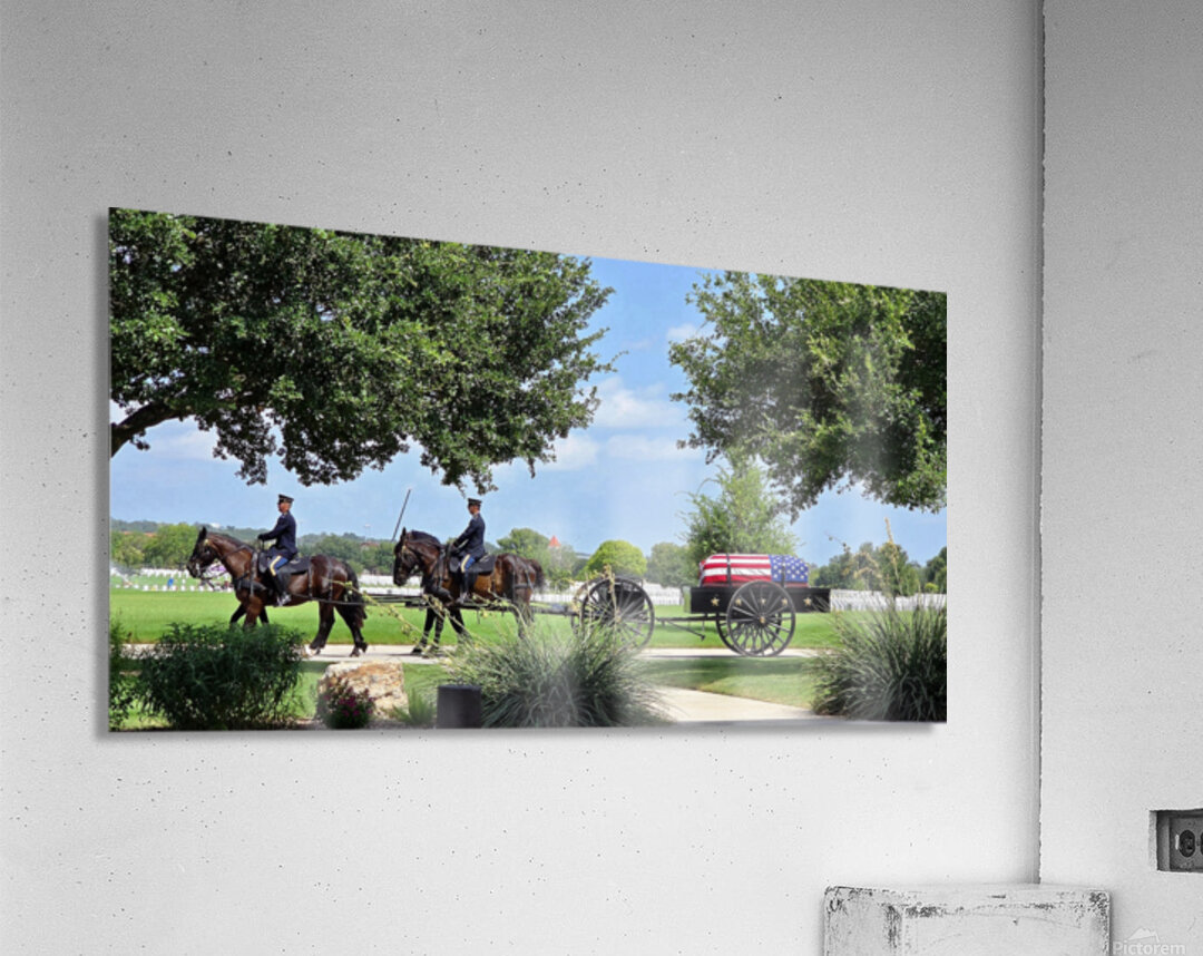 Horse-drawn Caisson Acrylic Print