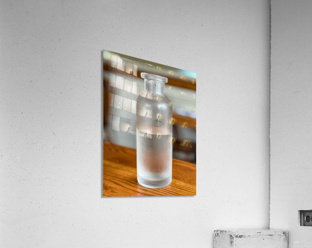 Frosted Glass Decanter Acrylic Print