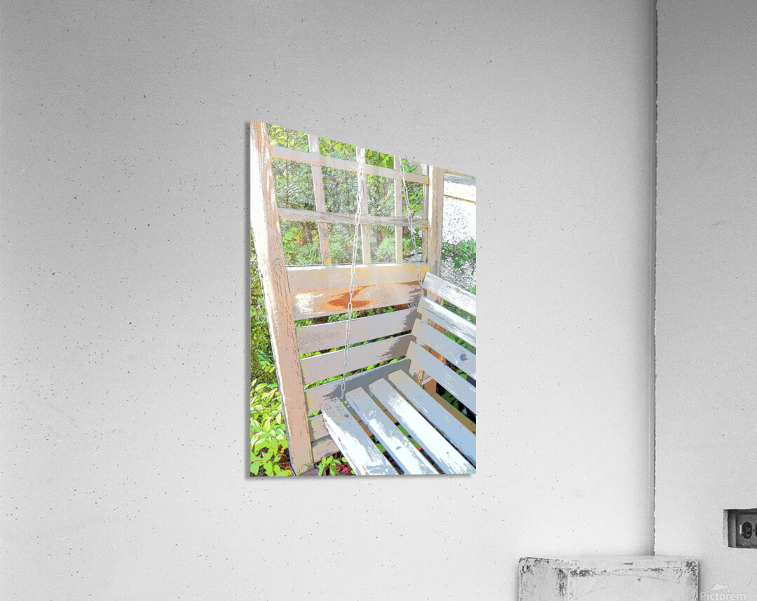  The Garden Swing Chair                                                                                                                     Acrylic Print