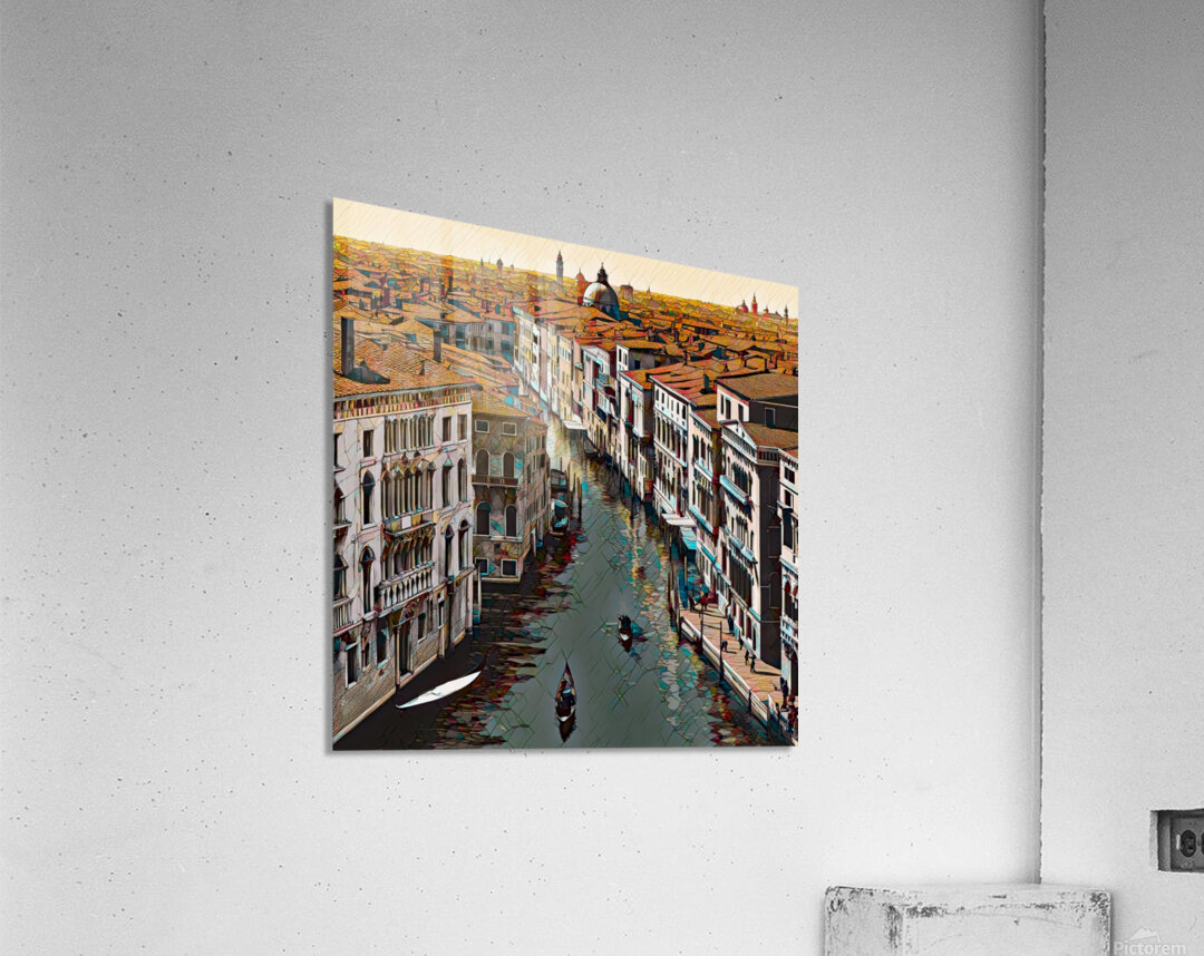 VENICE ROOFTOPS Acrylic Print