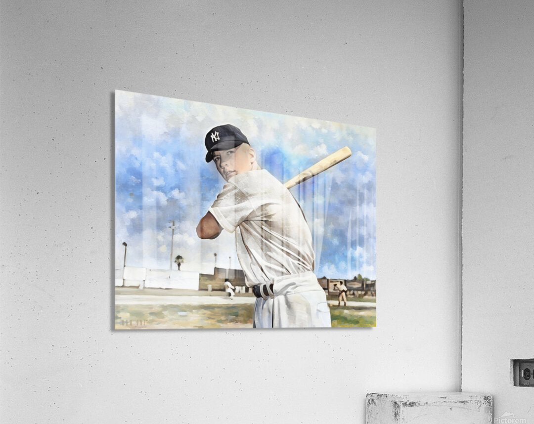 Yankee Legend Mickey Mantle  Acrylic Print