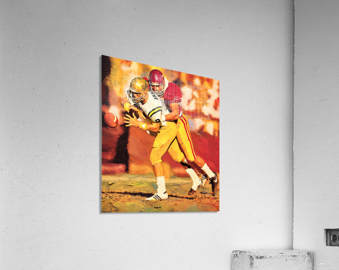 1987 USC Trojans Football Defense Art Acrylic Print