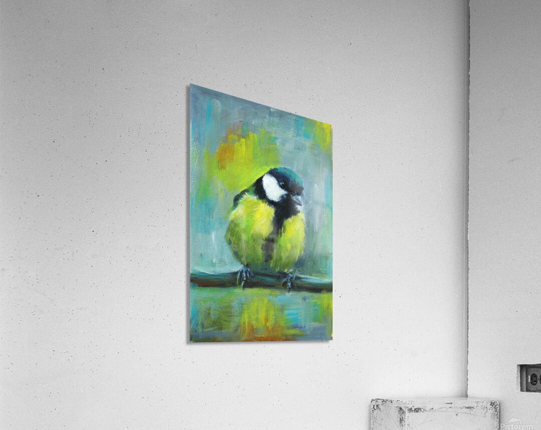 Great tit acrylic painting  Acrylic Print