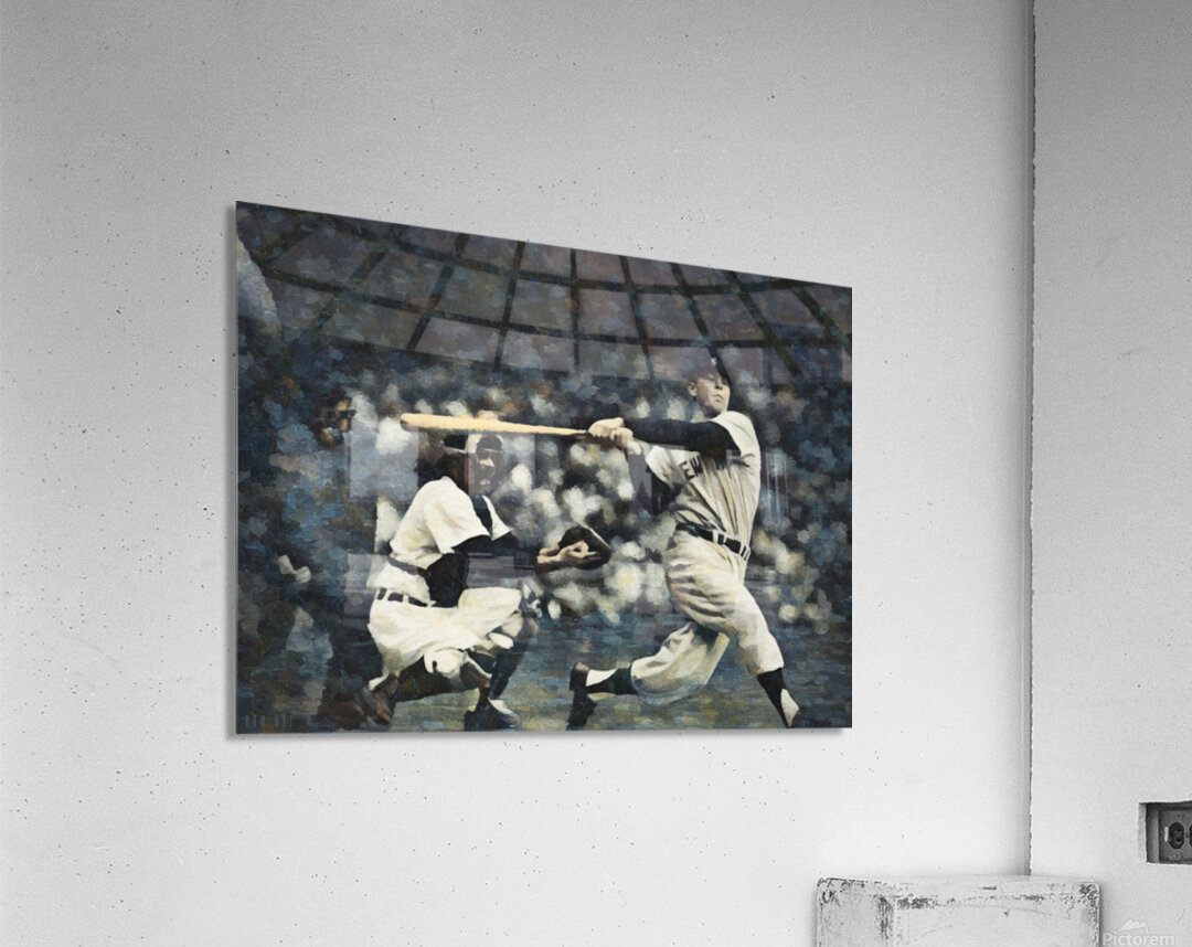 Mickey Mantle Swing Acrylic Print