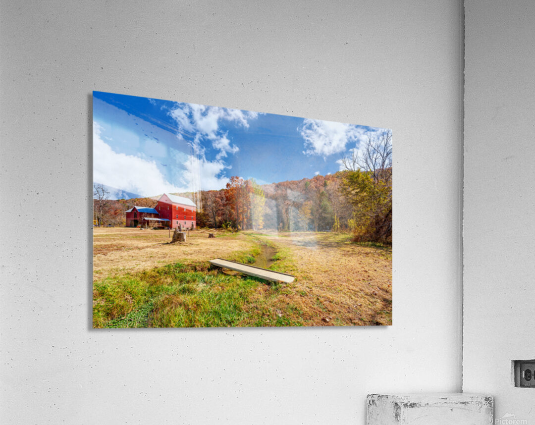 Historic Rockbridge Mill In Fall Acrylic Print