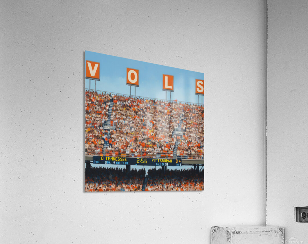 1983 Tennessee Vols Football Stadium Art Acrylic Print