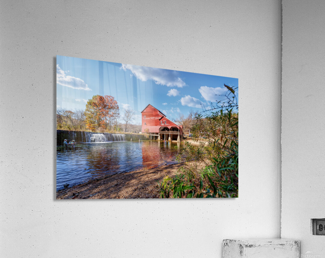 Framed By Nature Rockbridge Mill Acrylic Print