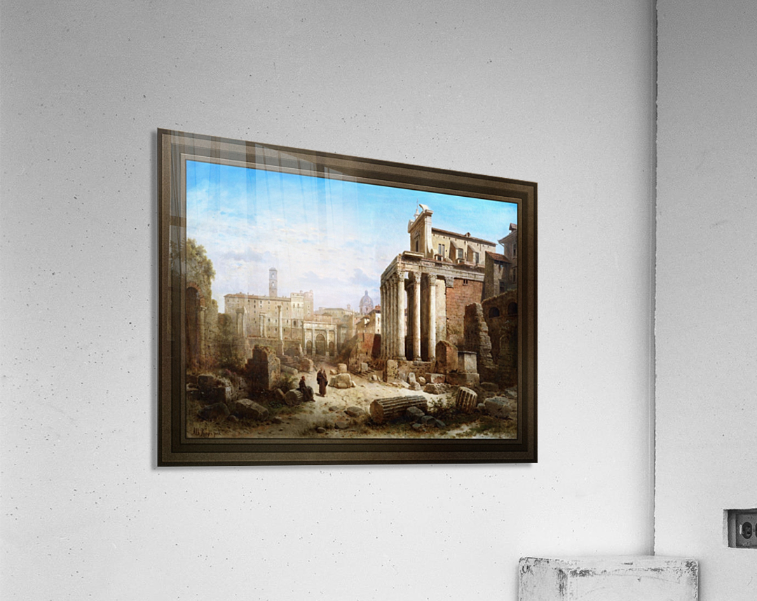 Forum Romanum by Albert Rieger Acrylic Print
