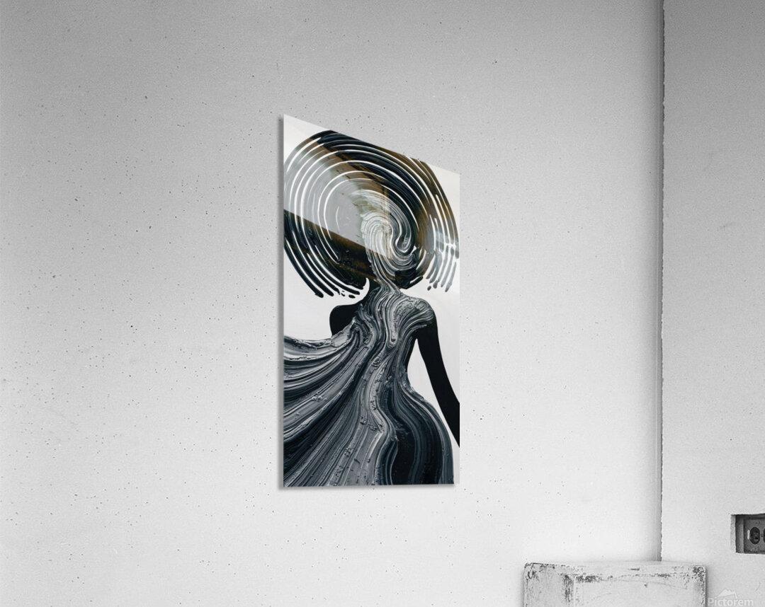 a captivating monochromatic impressionis 1bea2aZg Acrylic Print