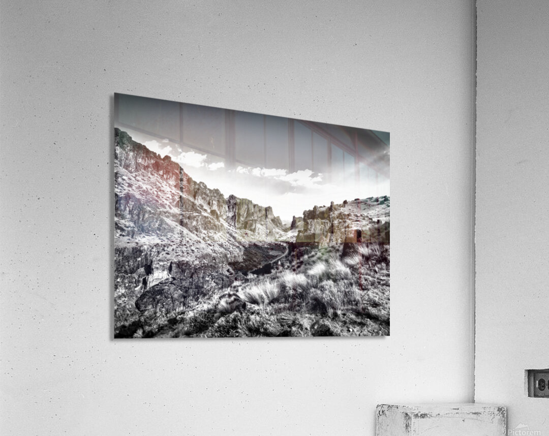 Birch Creek Ranch – Owyhee Canyonlands B&W Acrylic Print