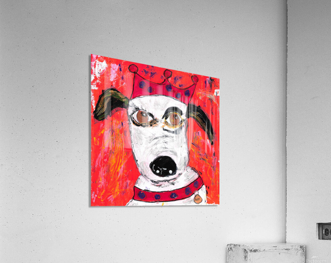 Crown Dog Acrylic Print
