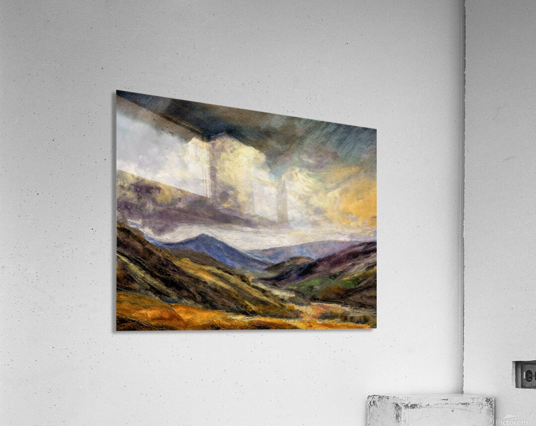 The Mourne Mountains in Ireland Impression acrylique