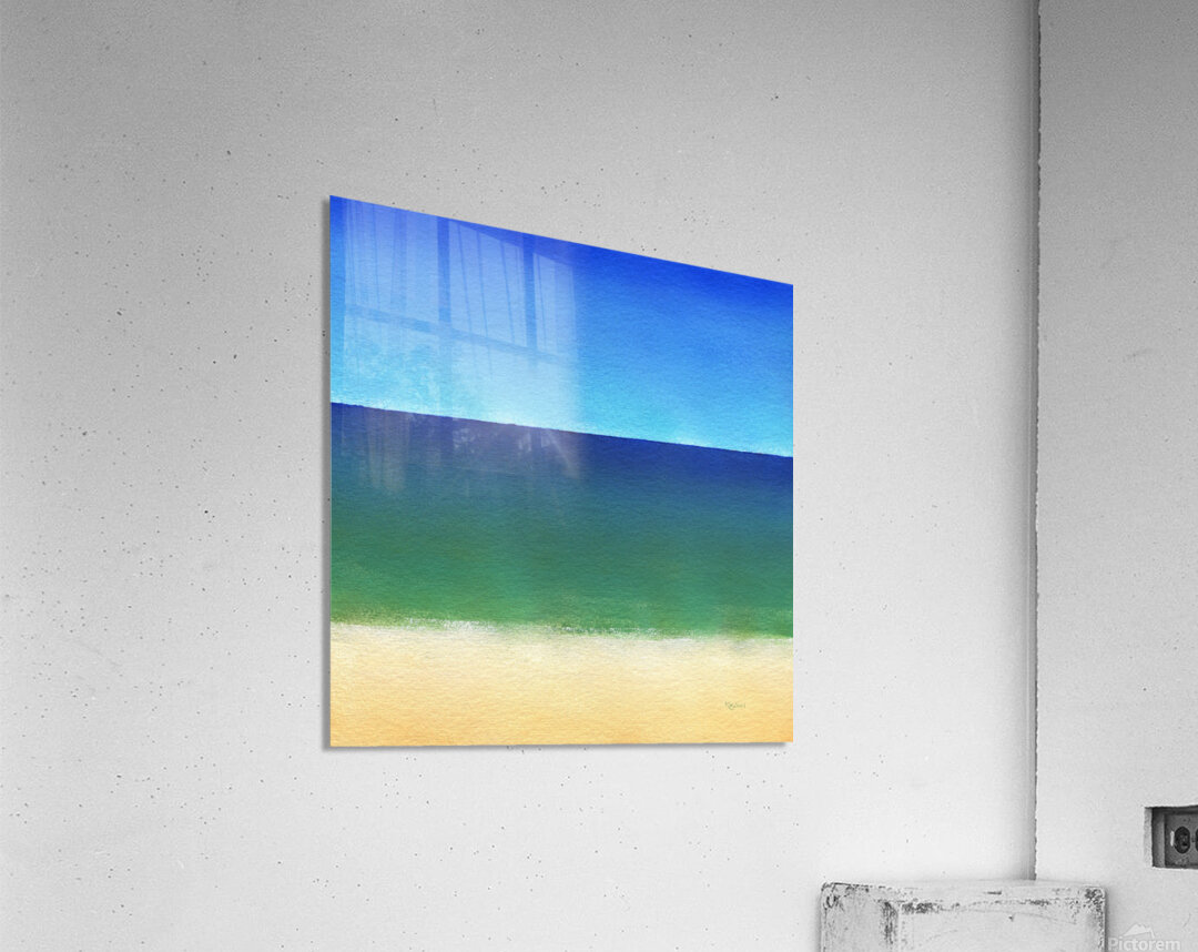 Calm sea acrylic painting  Acrylic Print